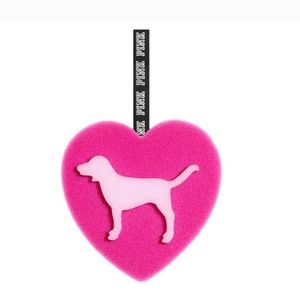 🆕 Victoria's Secret PINK Dog Logo Bath Sponge